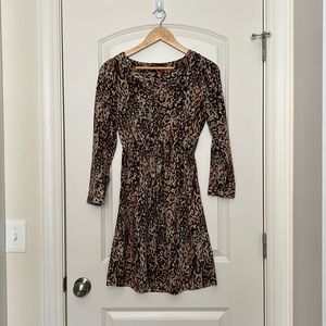 Target/Merona Leopard Dress XS